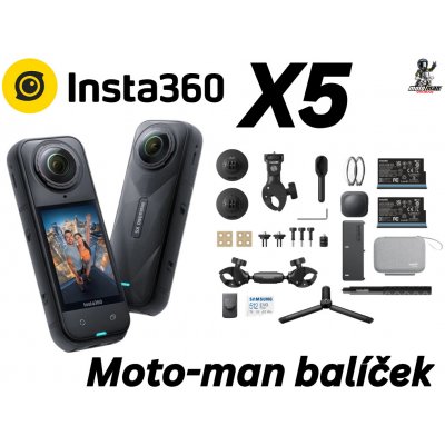 Insta360 X5 Moto-man balíček – Zboží Živě