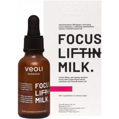VEOLI BOTANICA Focus Lifting Milk - Liftingové pleťové mléko - 30 ml – Hledejceny.cz