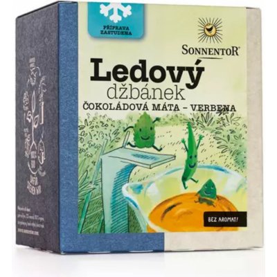 Sonnentor Čaj Ledový džbánek čokoládová máta a verbena 16 x 2 g – Zbozi.Blesk.cz