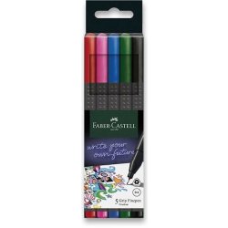 Faber-Castell Fineliner Grip 5 ks základní barvy 151604