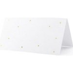 Kartičky na stůl 9.5x5.5cm 10ks s tečkam – Zboží Dáma Kartičky na stůl 9.5x5.5cm 10ks s tečkam – Zboží Dáma