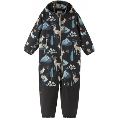 Dětský softshellový overal Reima Mjosa Black – Zboží Dáma