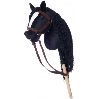 Kůň na tyči hobby horse HOPPIHORSE velikost A3 černý – Sleviste.cz