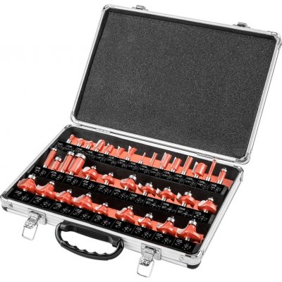 Graphite Frézovací bity, stopka 8 mm, 35 ks. – HobbyKompas.cz