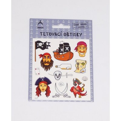 Arch Dětské tetovací obtisky piráti 02 – Sleviste.cz