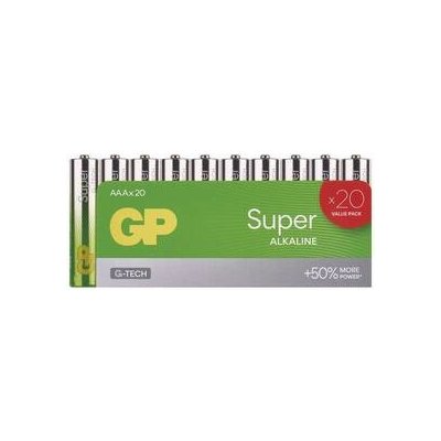 GP Super Alkaline AAA 20 ks B0110L – Hledejceny.cz