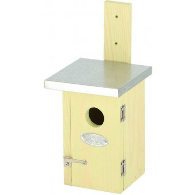 Esschert Design Ptačí budka Simi 25,5 x 11,5 x 13,5 cm dřevo kov hnědá – Hledejceny.cz