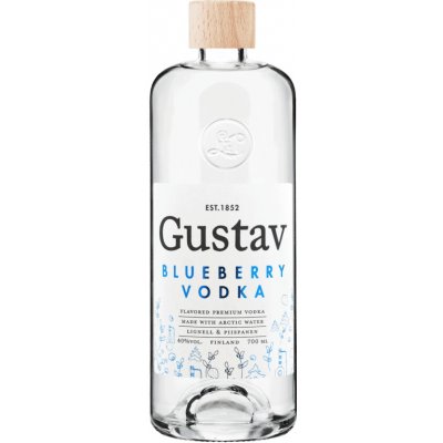 Gustav Blueberry Vodka 40% 0,7 l (holá láhev) – Hledejceny.cz