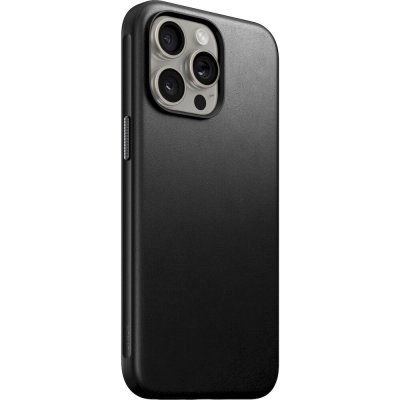 Nomad Modern Leather MagSafe iPhone 15 Pro Max černé – Zboží Živě