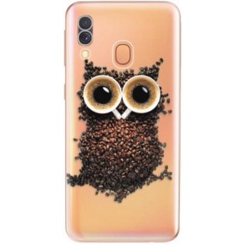 Pouzdro iSaprio - Owl And Coffee - Samsung Galaxy A40
