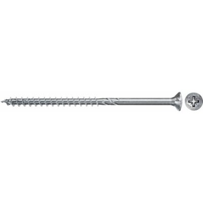 Fischer PowerFast FPF II CZP 5,0x100 BC 30 zápustná hlava bílý zinek částečný závit křížová drážka PZ 670409 – Hledejceny.cz