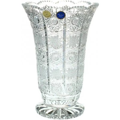 Bohemia Crystal Váza 25,5 cm bohatý brus 500PK – Hledejceny.cz