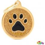 My Family Známka Shine kolečko s tlapkou velké – Zboží Dáma