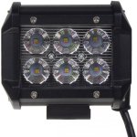 LED světlo obdélníkové bílé/oranžový predátor 6x3W, 99x80x65mm – Hledejceny.cz