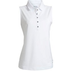 Backtee Ladies Quick Dry Perf. Polotop Optical white