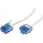 Goobay 21.92.3305 UTP, patch, kat. 6a, ultraflex, tenký, LSOH, 3m, šedý – Zboží Živě