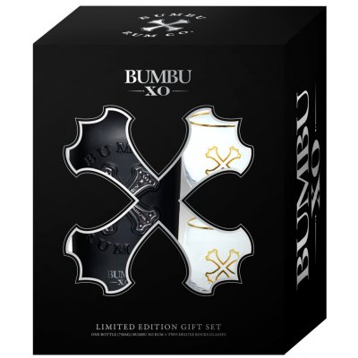 Bumbu XO 18y 40% 0,7l (dárkové balení 2 sklenice) limitovaná edice