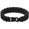 Paracord náramek Mil-Tec Survival paracord náramek 15mm černá