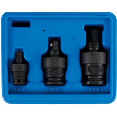 adaptéry kloubové 1/4", 3/8", 1/2" pro pneumatické nářadí, CRMO