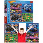 Trefl Hot Wheels 4 x Závodní auta 250 dílků – Zboží Mobilmania