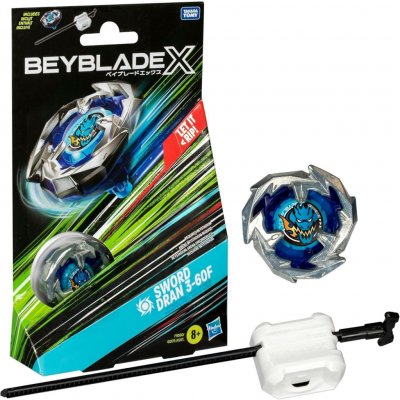 Beyblade X Hasbro kovový káča s vystřelovačem modrý – Hledejceny.cz