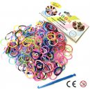 Loom bands Loom bands Gumičky pro pletení náramků 200 ks mix color