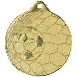 Designová kovová medaile Fotbal Zlatá 5 cm – Zboží Mobilmania