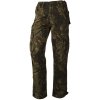 Rybářské kalhoty a kraťasy Loshan Leafy pánské zateplené kalhoty vzor Real tree tmavé