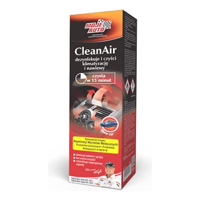 AMTRA MOJE AUTO antibakteriální čistič klimatizace NEW CAR 19-598 150ml – Sleviste.cz