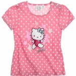 Bavlněné kojenecké triko Hello Kitty růžové – Zboží Mobilmania
