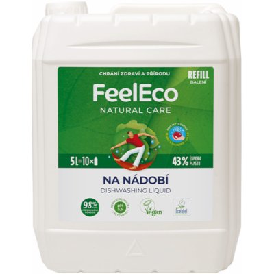 Feel Eco prostředek na nádobí ovoce a zeleninu 5000 ml – Zboží Dáma
