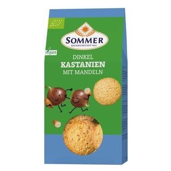 Sommer bio Špaldové sušenky s kaštany a mandlemi 150 g