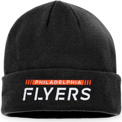 Fanatics Zimní čepice Philadelphia Flyers Authentic Pro Game & Train Cuffed Knit Black