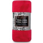 BedTex deka z mikroplyše Coral Fleece jednobarevná uni tmavě fialová 150x200 – Hledejceny.cz
