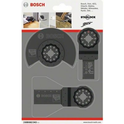 BOSCH Základní souprava pro dřevo (3 ks) Segmentový pilový kotouč HCS Wood (1×); ponorný pilový list HCS Wood (1×); BIM ponorný pilový list Wood and Metal (1×) 2608662343 – Zboží Dáma