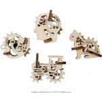 Ugears 3D mechanické puzzle U-Fidgety - ozubená kola 36 ks – Hledejceny.cz