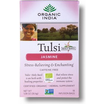 Organic India Tulsi Jasmín 18 sáčků