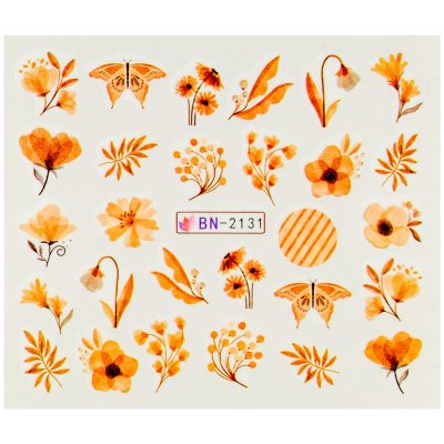 BIO nails Vodolepka BN 2131 motýl a květy – Hledejceny.cz