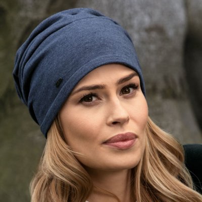 Willi dámská celoroční bavlněná čepice W-0034/D161 modrá – Sleviste.cz