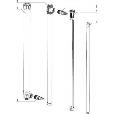 Aquael křemíková trubice pro UV lampu 15 W – Zboží Dáma