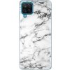 Pouzdro a kryt na mobilní telefon Samsung iSaprio White Marble 01 Samsung Galaxy A12