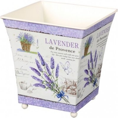 Set obalů na květník LAVENDER DE PROVENCE plech 12,14,16cm – Zboží Dáma