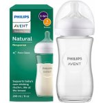 Philips Avent láhev Natural Response skleněná transparentní 240 ml – Zboží Dáma