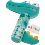 Akuku pískací plyšová hračka s chrastítkem Krokodýl – Hledejceny.cz