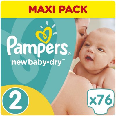 Pampers New Baby-Dry 2 3 x 76 ks – Zboží Mobilmania