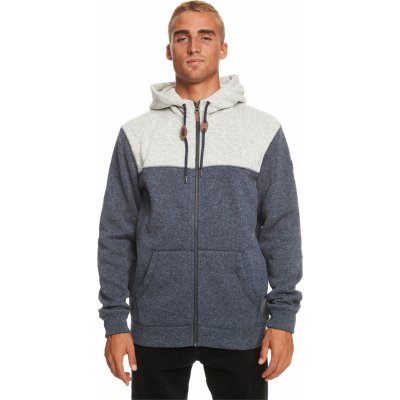 QUIKSILVER Keller Zip NAVY BLAZER HEATHER