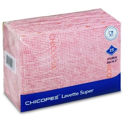 Chicopee lavette super utěrka červená 74468 PAK 25 ks – Hledejceny.cz