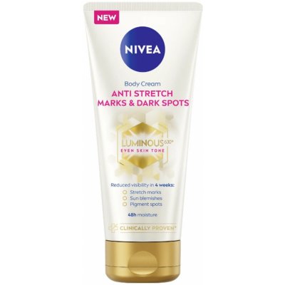 Nivea Luminous 630 Anti Stretch Marks & Anti Spots tělový krém proti striím 200 ml – Zboží Mobilmania