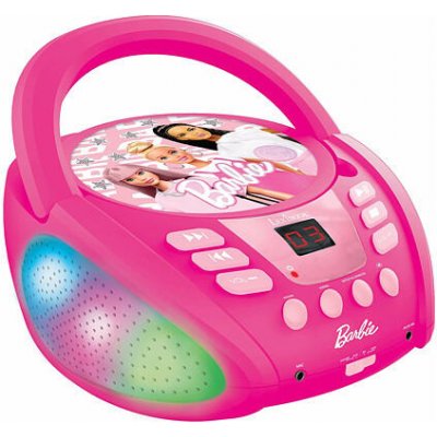 Svítící Bluetooth CD přehrávač Barbie – Hledejceny.cz