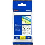 Brother TZE-121, černý tisk průsvitný podklad 8 m x 9 mm – Zboží Dáma